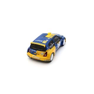 RENAULT CLIO S1600 #2 S. JEAN-JOSEPH BARUM RALLY ZLIN 2004 OttO mobile 1:18 Resinemodell (Türen, Motorhaube... nicht zu öffnen!)